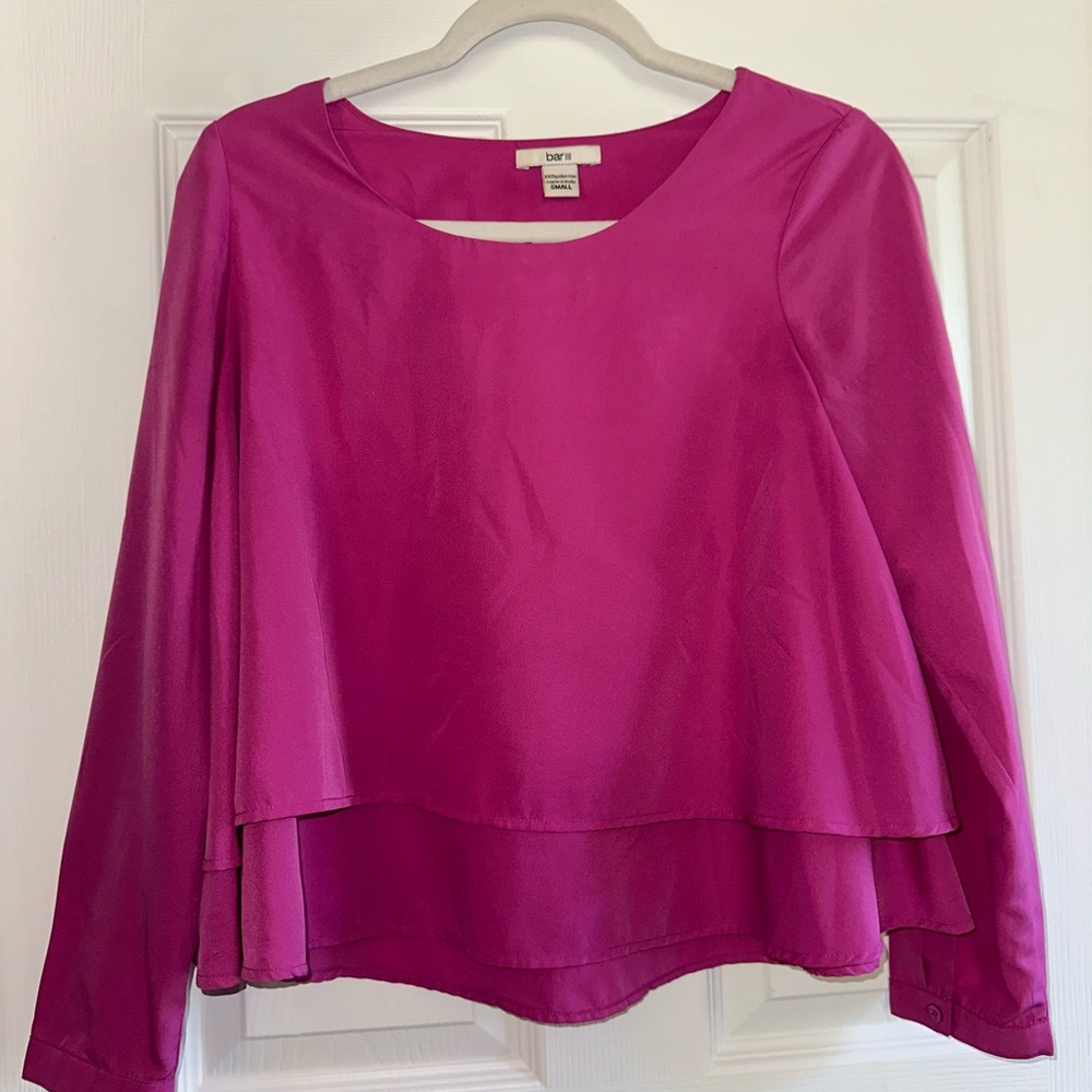Women's Pink Layered Top